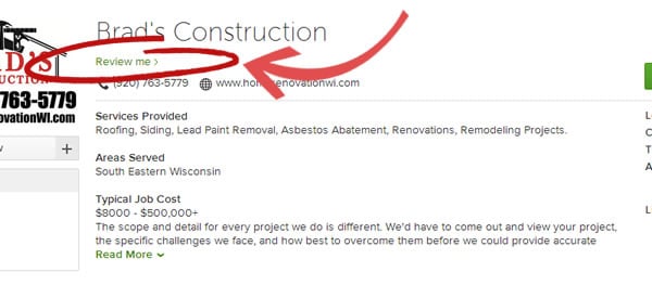 Review Brad's Construction on Houzz.