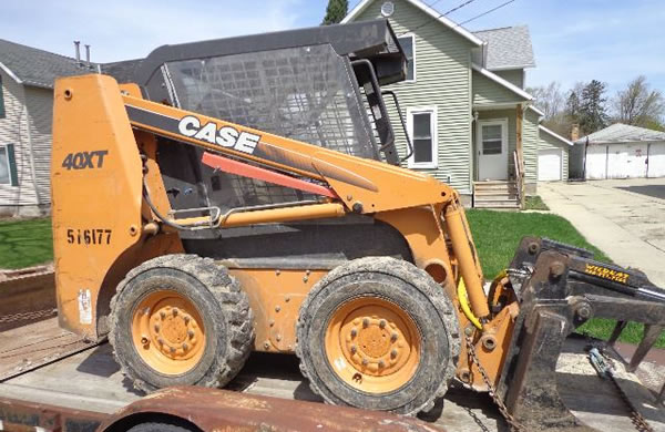 Skidsteer Services in Mayville, Wisconsin.