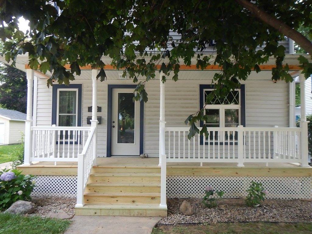 Front Porch Rebuild Brads Construction Exterior Specialists