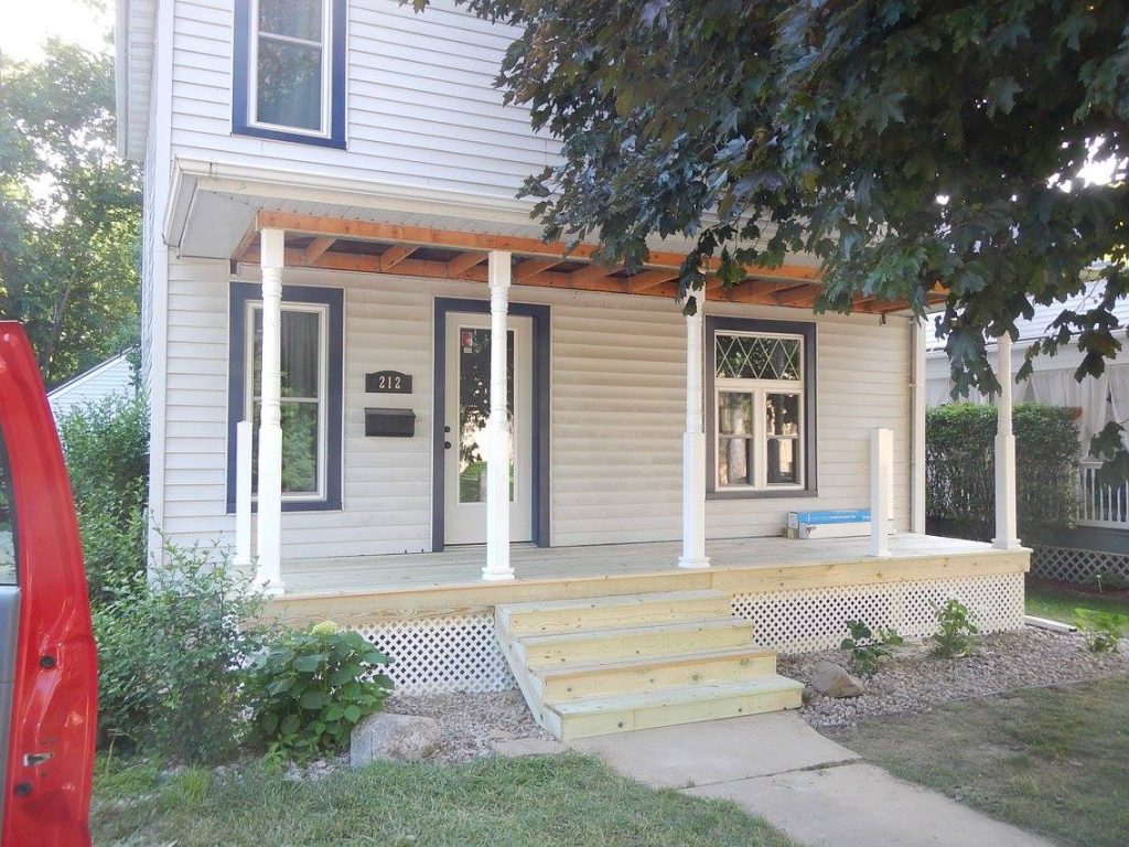 Front Porch Rebuild Brads Construction Exterior Specialists