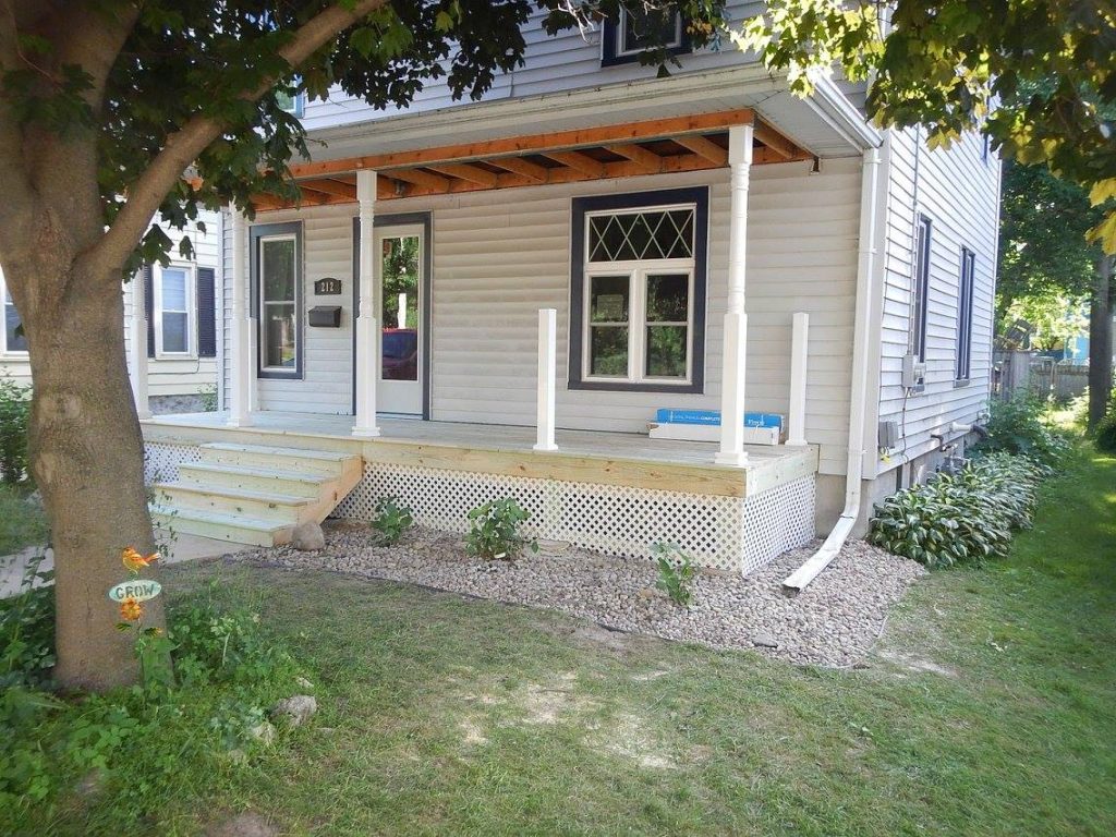 Front Porch Rebuild Brads Construction Exterior Specialists