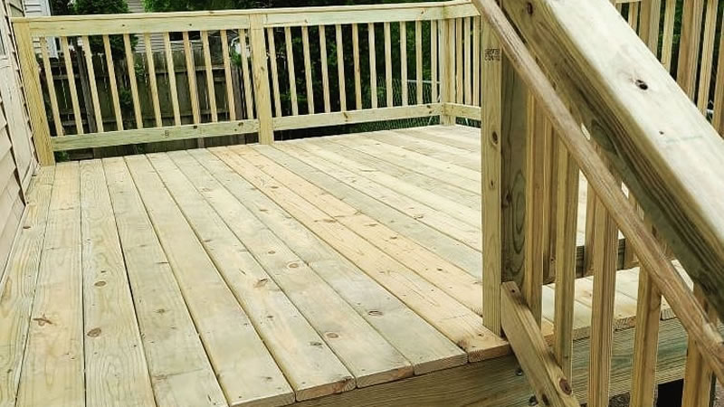 Storm Damaged Deck Repairs