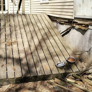 Storm Damage Deck Replacement