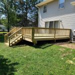 Photo of 16 x 20 Pressure Treated Deck Built In Fond Du Lac Wisconsin