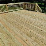 Photo of 16 x 20 Pressure Treated Deck Built In Fond Du Lac Wisconsin