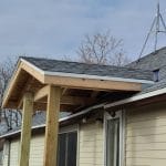 New Roof Over Front Porch