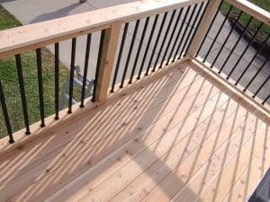 Cedar Deck Built By Brad's Construction